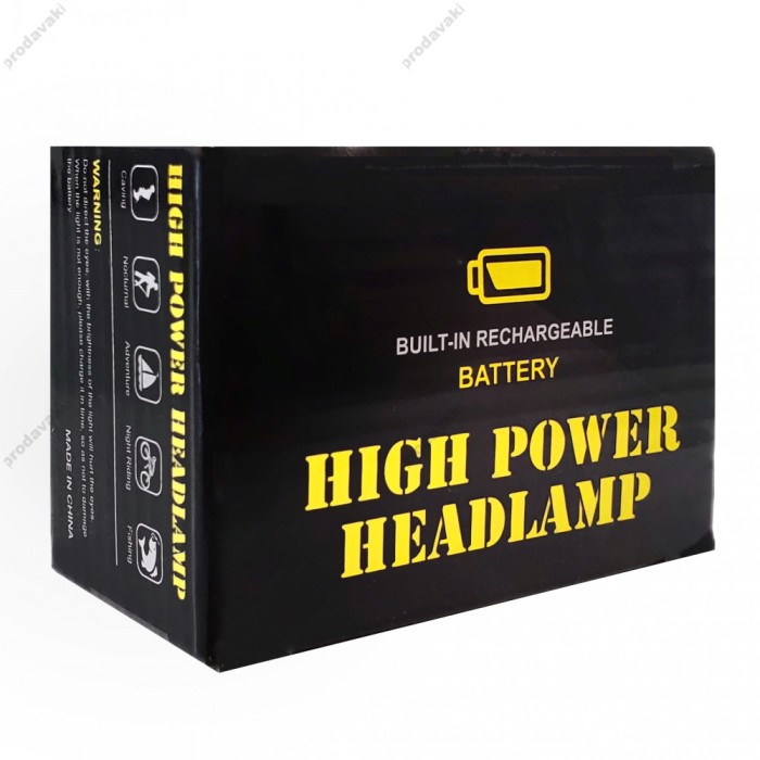 Ліхтарик налобний CH High Power Headlamp Black