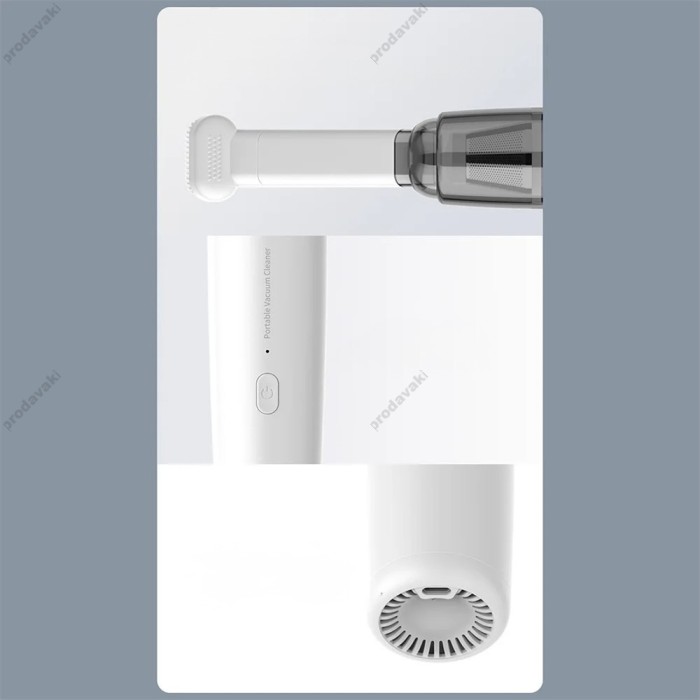 Портативний автомобільний пилосос Hoco CH SYO1-Q8 White