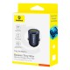 Автомобільний зарядний пристрій Baseus Tiny Star Mini Car Charger (U+C) 30W Black C00035001121-02