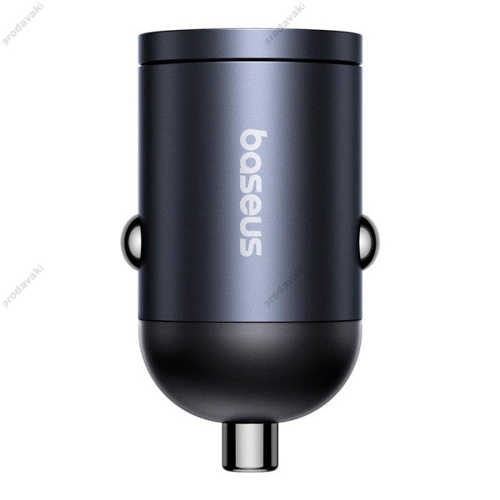 Автомобільний зарядний пристрій Baseus Tiny Star Mini Car Charger (U+C) 30W Black C00035001121-02