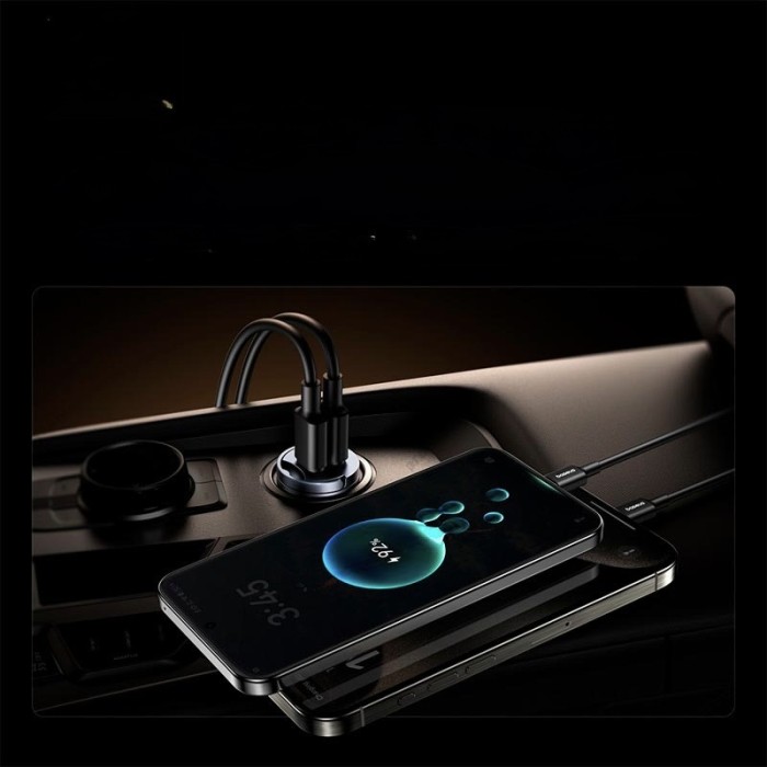 Автомобільний зарядний пристрій Baseus Tiny Star Mini Car Charger 2C 30W Black C00035001121-03