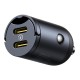 Автомобільний зарядний пристрій Baseus Tiny Star Mini Car Charger 2C 30W Black C00035001121-03
