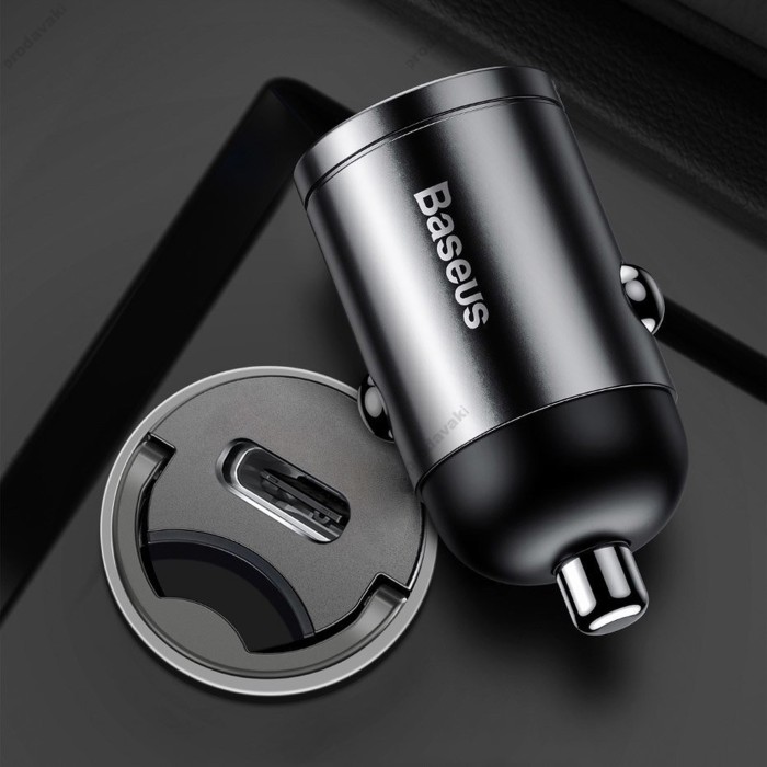 Автомобільний зарядний пристрій Baseus Tiny Star Mini PPS Car Charge 30W Black VCHX-B0G