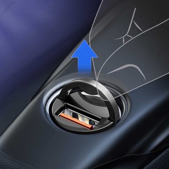Автомобільний зарядний пристрій Baseus Tiny Star Mini PPS Car Charge 30W Black VCHX-B0G
