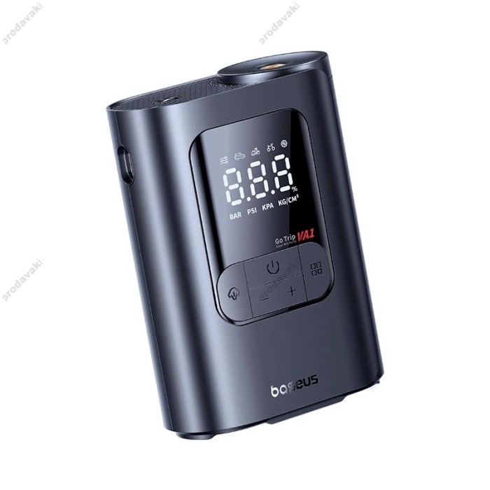 Автомобільний компресор насос Baseus GoTrip VA1 Super Mini Wired Inflator 22-Cylinder Black C0119701