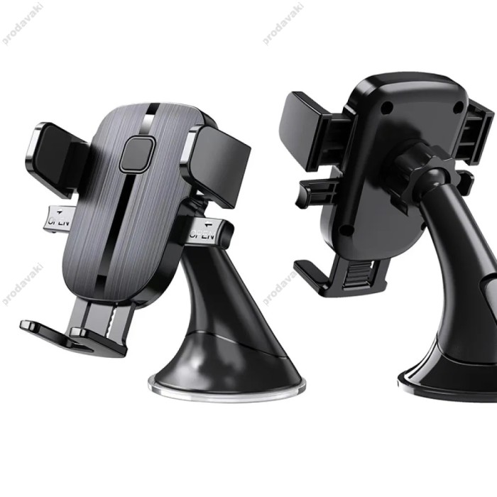 Автомобільний тримач XO C120 Instrument panel small suction cup holder Black