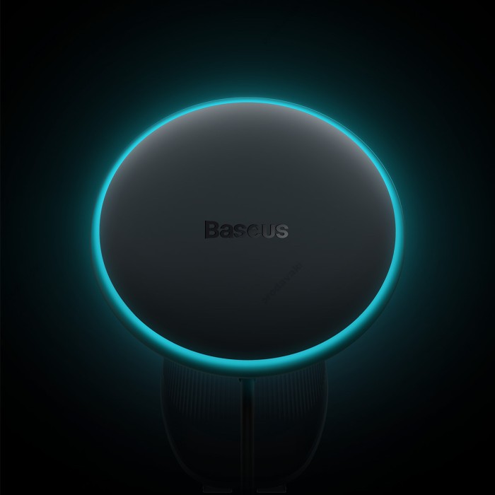 Автомобільний тримач із бездротовою зарядкою Baseus CW01 Magnetic Wireless Charging 15W (+АЗП USB 25W) Black C40141000111-01