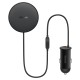 Автомобільний тримач із бездротовою зарядкою Baseus CW01 Magnetic Wireless Charging 15W (+АЗП USB 25W) Black C40141000111-01