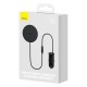 Автомобільний тримач із бездротовою зарядкою Baseus CW01 Magnetic Wireless Charging 15W (+АЗП USB 25W) Black C40141000111-01