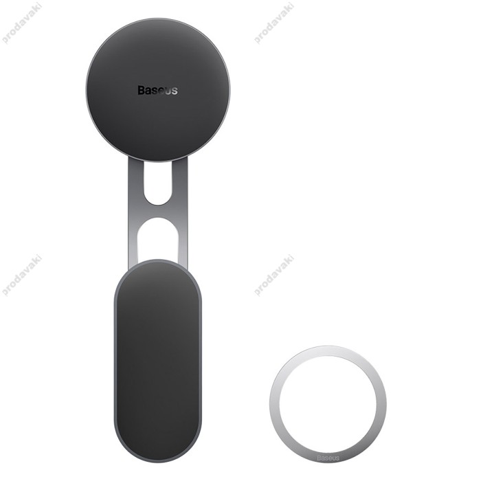 Автомобільний тримач Baseus T-Space Series Folding Metal Car Mount Magnetic Frost Silver C40151300S11-00