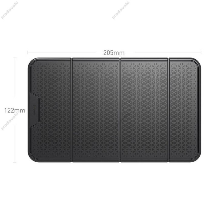 Антиковзний складаний килимок тримач для телефонів Baseus Folding Bracket Antiskid Pad Black SUWNT-01
