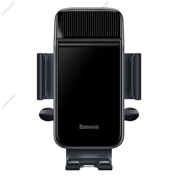 Автомобільний тримач Baseus Smart Solar Power Wireless Car Mount Electric Holder Black SUZG000001