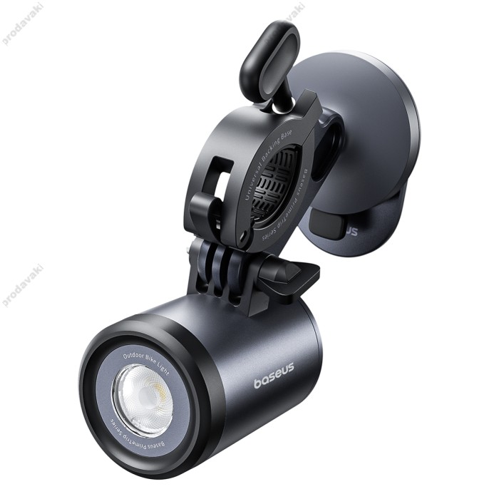 Тримач телефону для велосипеда/мотоцикла Baseus PrimeTrip Series Dual-Color Bike Light Black C12569000121-00
