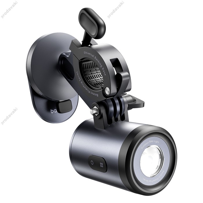 Тримач телефону для велосипеда/мотоцикла Baseus PrimeTrip Series Dual-Color Bike Light Black C12569000121-00