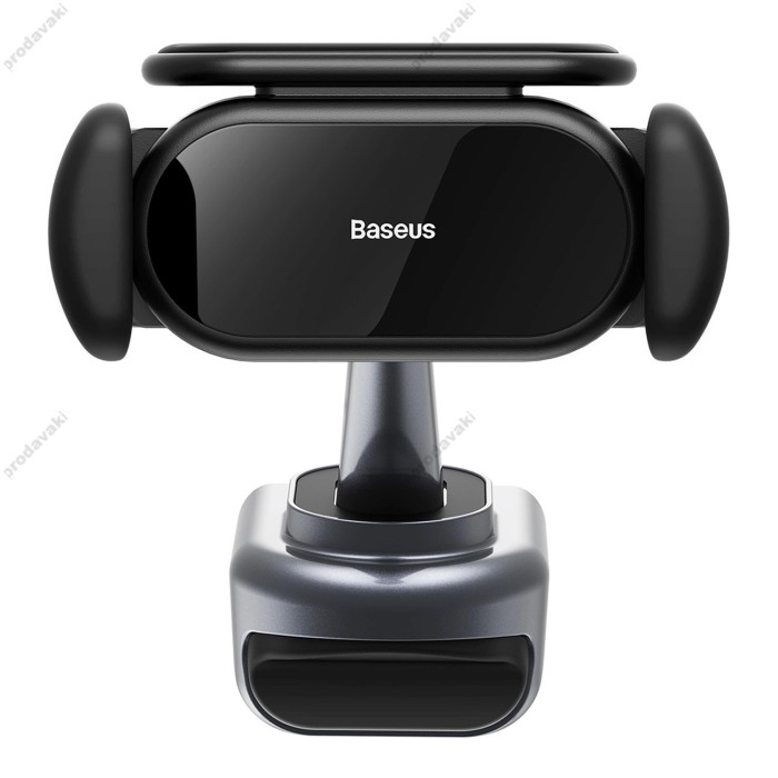 Автомобільний тримач Baseus T-Space Solar Electric Car Mount Black C40351300111-00