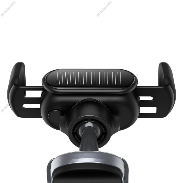 Автомобільний тримач Baseus T-Space Solar Electric Car Mount Black C40351300111-00
