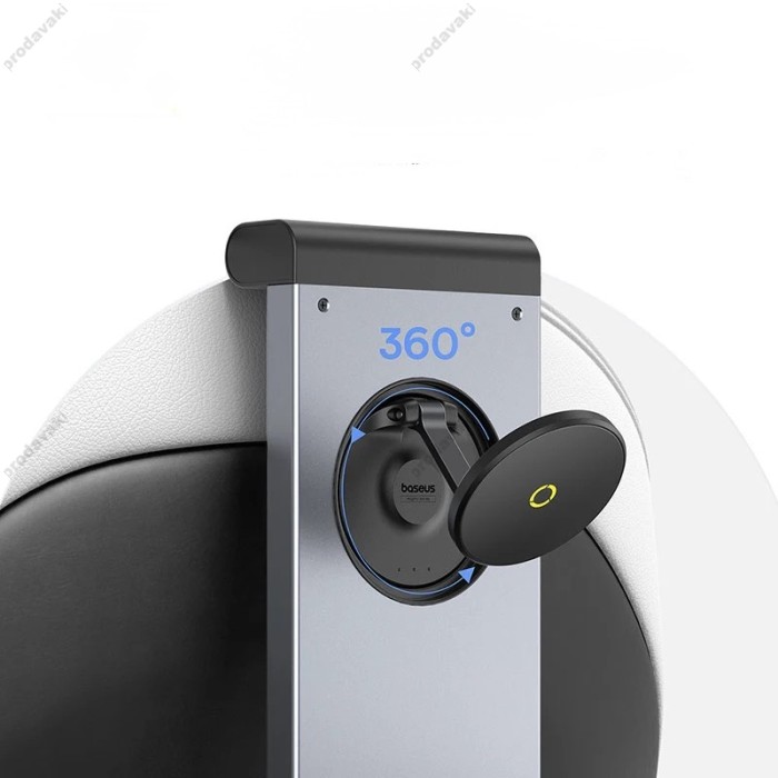 Автомобільний тримач на підголівник Baseus MagPro II Versatile Car Mount for Backseat Headrests Black C40272901121-00