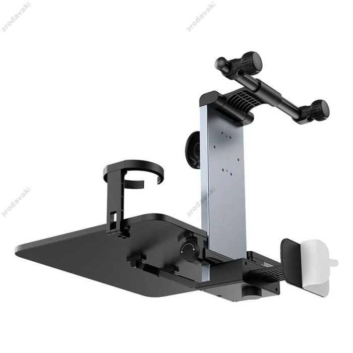 Автомобільний тримач на підголівник Baseus MagPro II Versatile Car Mount for Backseat Headrests Black C40272901121-00