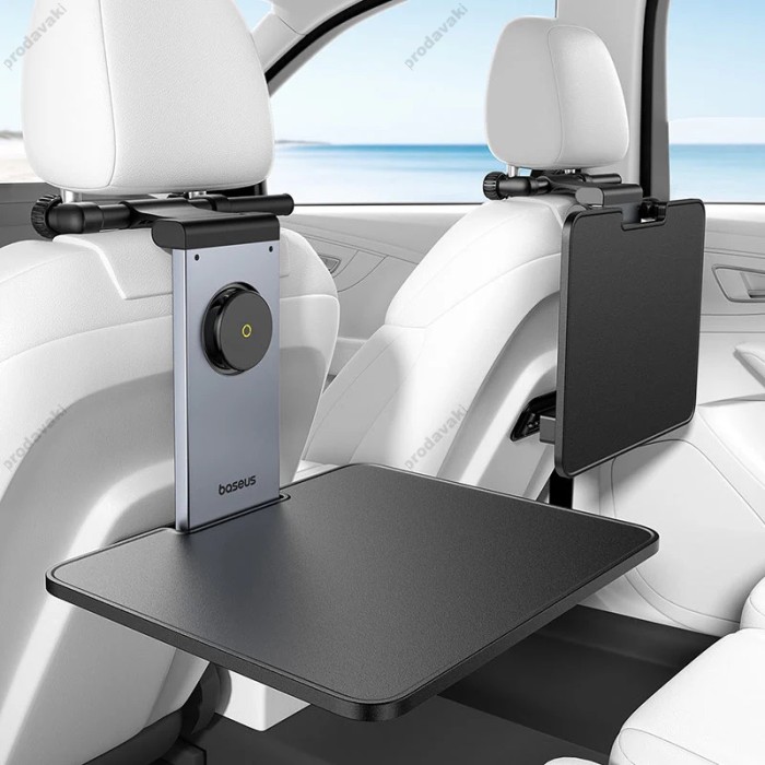 Автомобільний тримач на підголівник Baseus MagPro II Versatile Car Mount for Backseat Headrests Black C40272901121-00