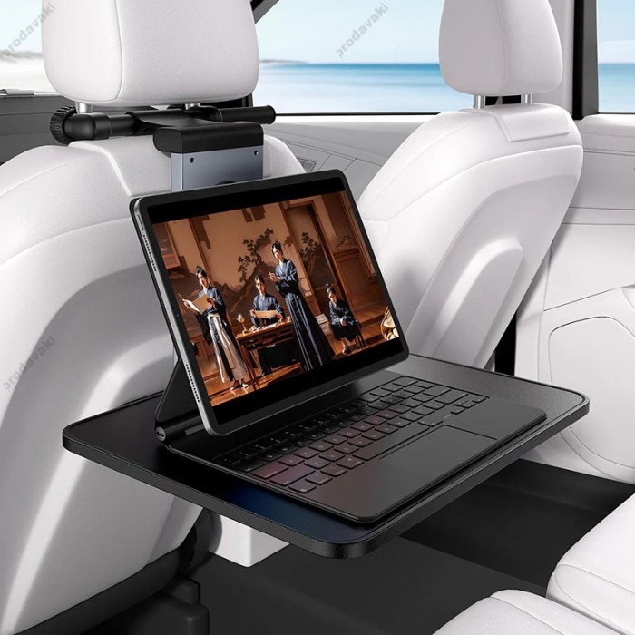 Автомобільний тримач на підголівник Baseus MagPro II Versatile Car Mount for Backseat Headrests Black C40272901121-00