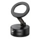Автомобільний тримач XO C188 metal magsafe vacuum chuck manual latch magnetic holder (rotatable) Black