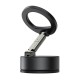 Автомобільний тримач XO C188 metal magsafe vacuum chuck manual latch magnetic holder (rotatable) Black