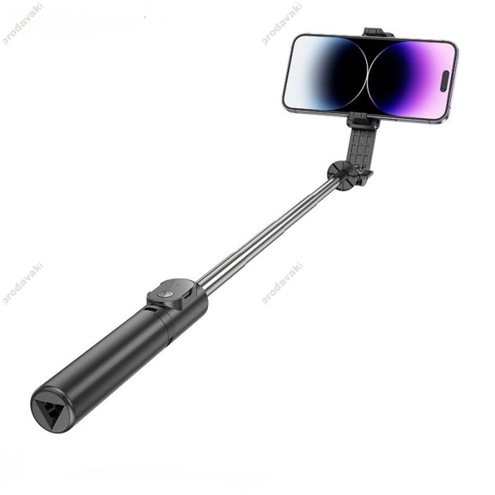 Монопод-трипод BOROFONE DBY01 Cool line tripod telescopic selfie stick 0.7m Black