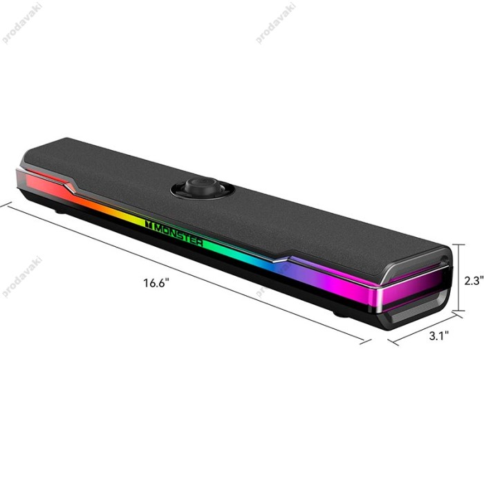 Портативна колонка Bluetooth MONSTER S330 S50 (MS62149) BT6.0 10W Black