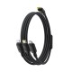 PD кабель Baseus Silky 3in1 USB-C to M+L+C 100W 1.5m Black P10377706123-00
