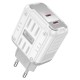 Мережевий зарядний пристрій Hoco C137A Rock charger 45W White