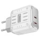 Мережевий зарядний пристрій Hoco C137A Rock charger 45W White