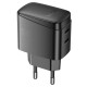Мережевий зарядний пристрій Hoco CS62A Bright PD charger 45W Black