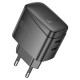 Мережевий зарядний пристрій Hoco CS62A Bright PD charger 45W Black