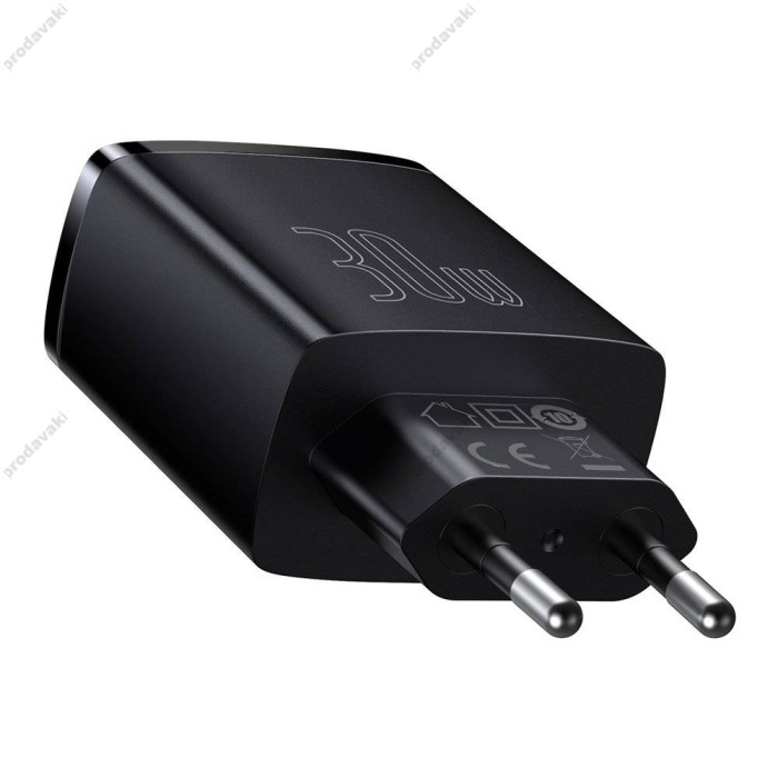 Мережевий зарядний пристрій Baseus Compact Quick Charger 30W Black CCXJ-E01