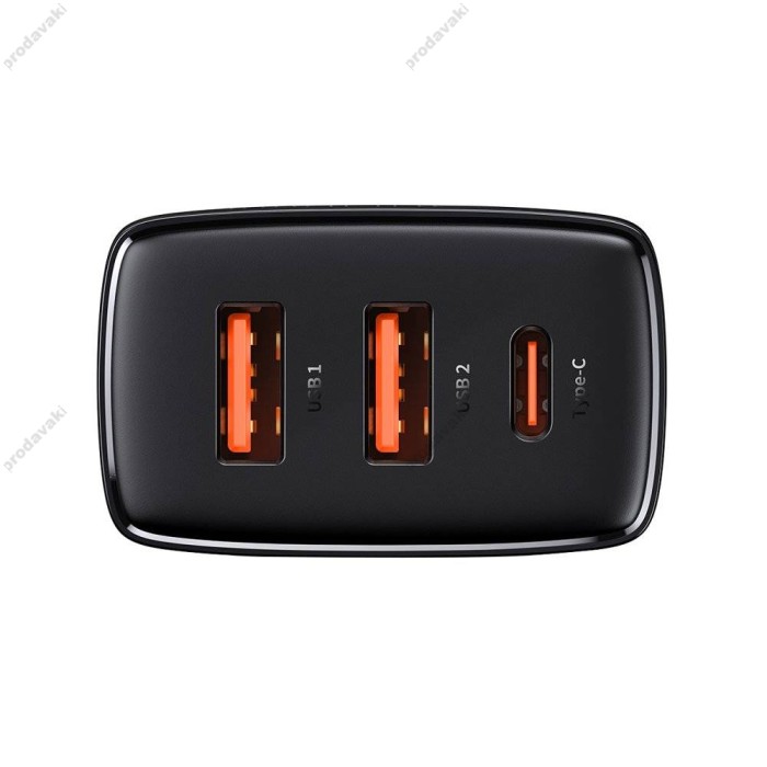 Мережевий зарядний пристрій Baseus Compact Quick Charger 30W Black CCXJ-E01