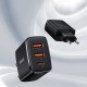 Мережевий зарядний пристрій Baseus Compact Quick Charger 30W Black CCXJ-E01