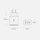 Мережевий зарядний пристрій Baseus Compact Quick Charger 30W White CCXJ-E02