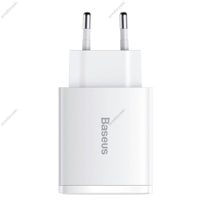 Мережевий зарядний пристрій Baseus Compact Quick Charger 30W White CCXJ-E02