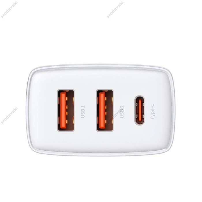 Мережевий зарядний пристрій Baseus Compact Quick Charger 30W White CCXJ-E02
