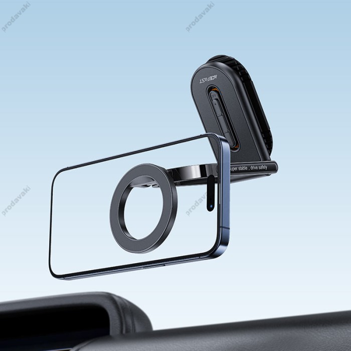 Автомобільний тримач ACEFAST D54 magnetic car holder for dashboard Black