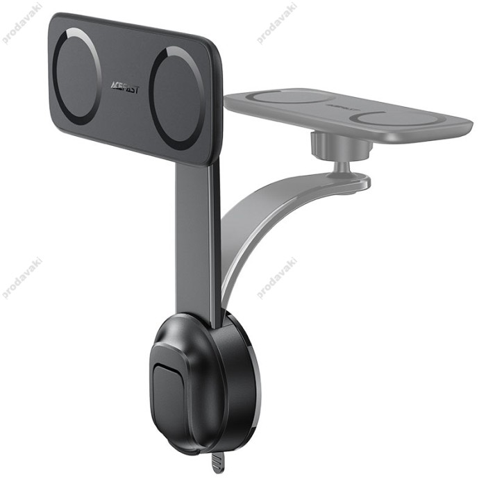 Автомобільний тримач ACEFAST D60 dual magnet car holder for dashboard Black