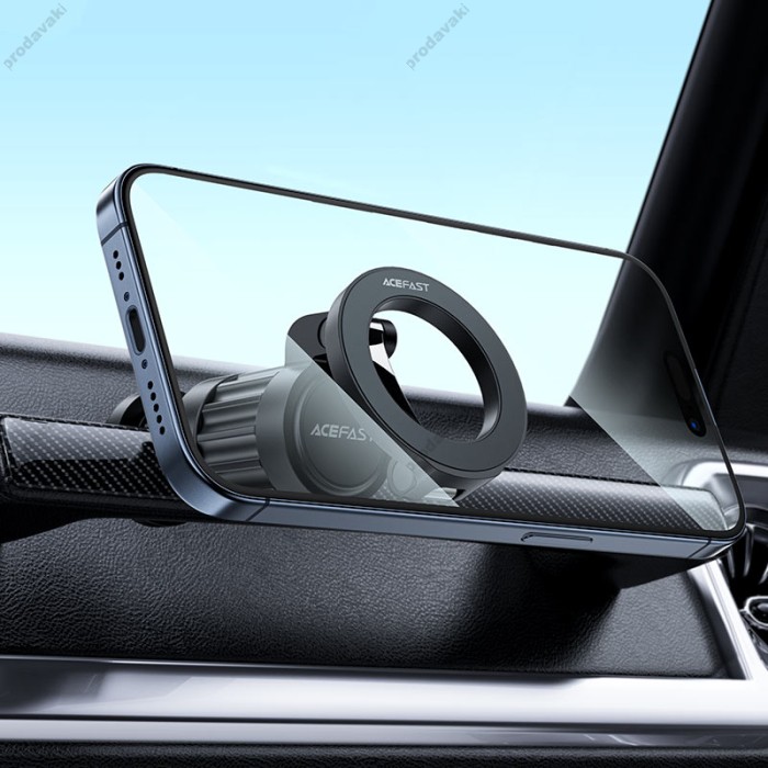 Автомобільний тримач ACEFAST E23 MagSafe phone holder for travel Black