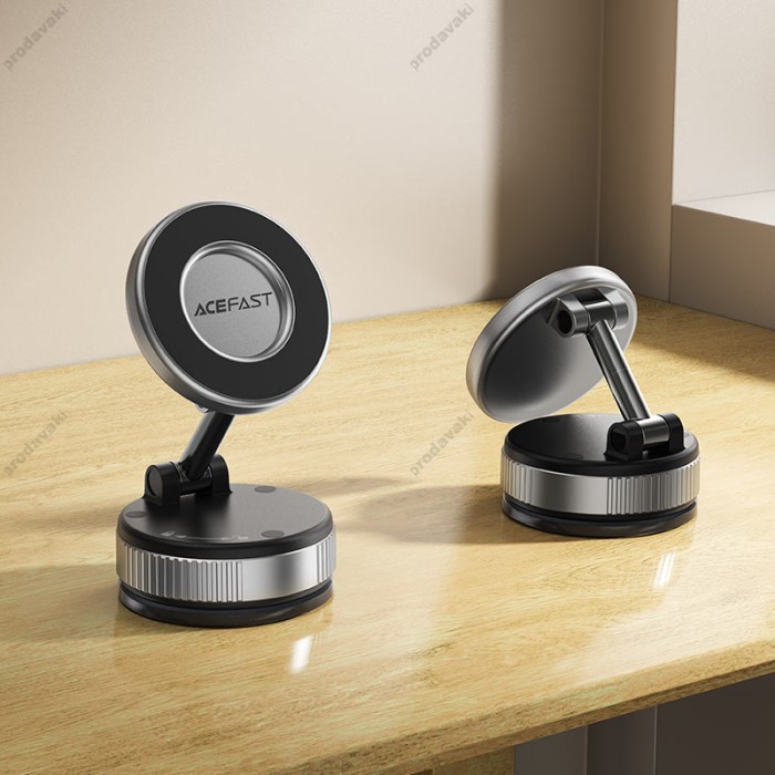 Автомобільний тримач ACEFAST E28 manual suction cup magnetic Phone holder Grey