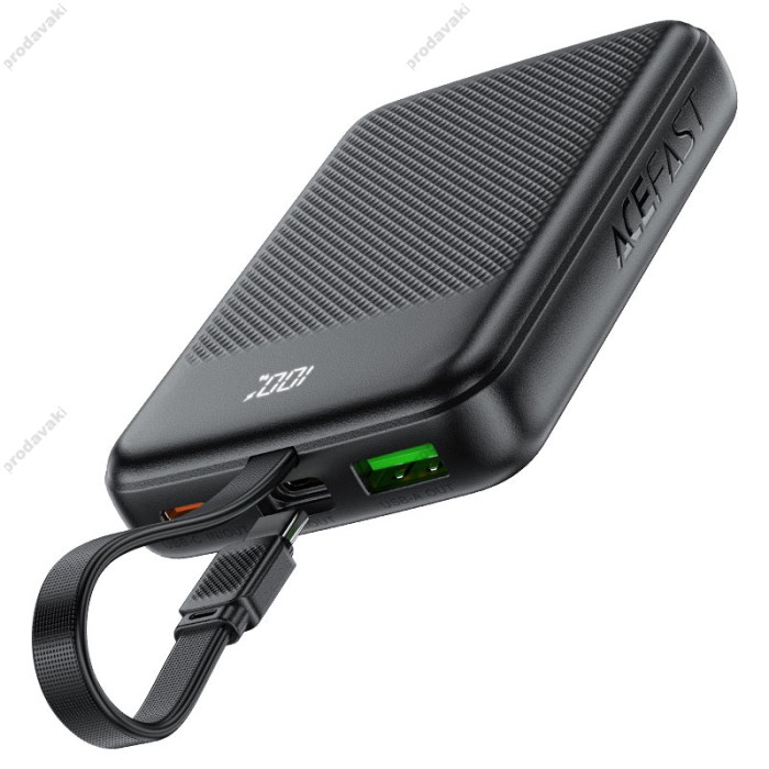 Повербанк портативний акумулятор Power bank ACEFAST M13 PD fast charging 22.5W 10000 mAh Black