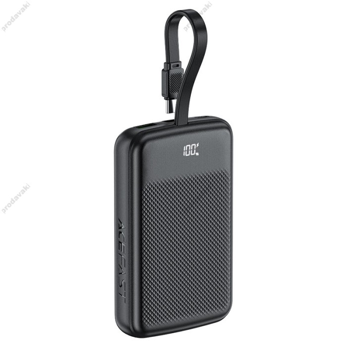 Повербанк портативний акумулятор Power bank ACEFAST M13 PD fast charging 22.5W 10000 mAh Black