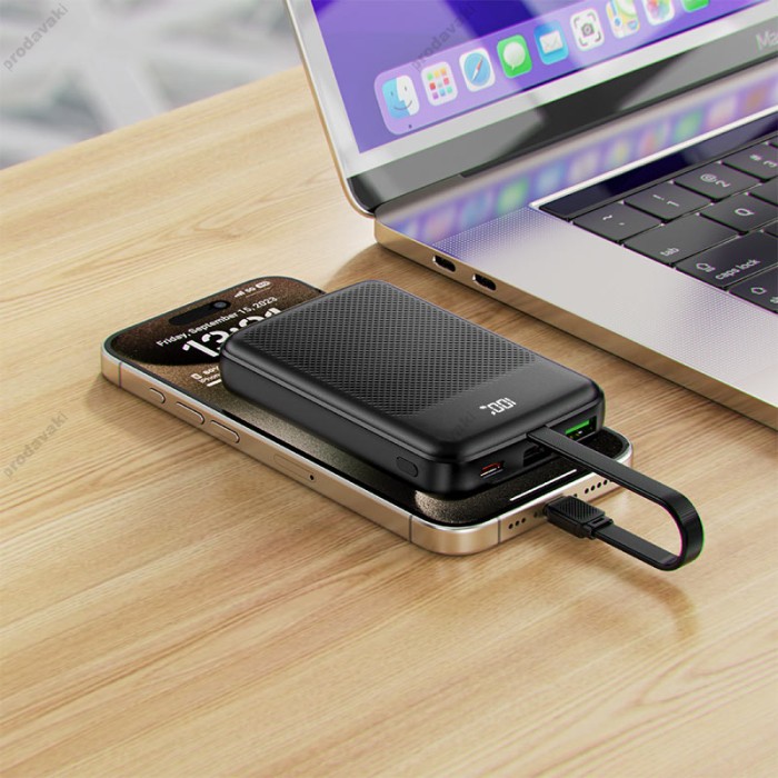 Повербанк портативний акумулятор Power bank ACEFAST M13 PD fast charging 22.5W 10000 mAh Black