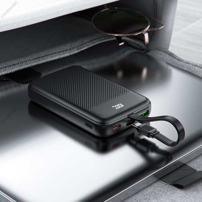 Повербанк портативний акумулятор Power bank ACEFAST M13 PD fast charging 22.5W 10000 mAh Black