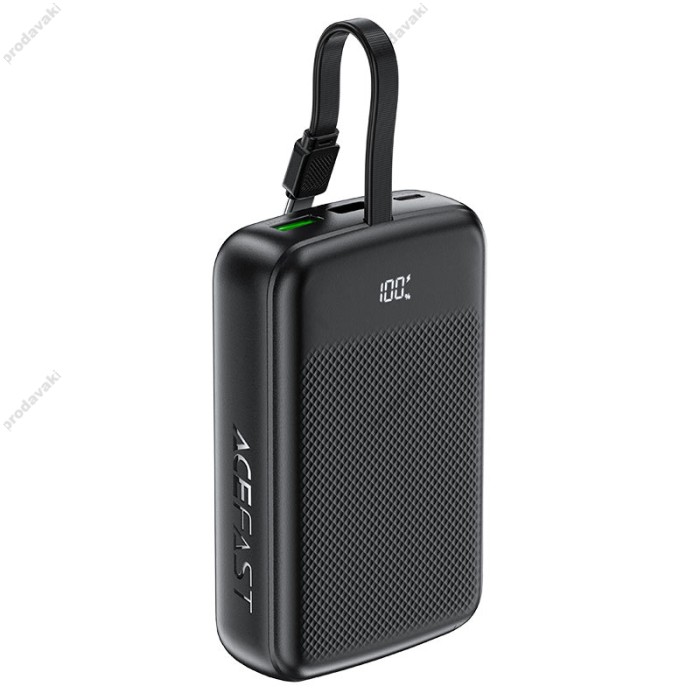 Повербанк портативний акумулятор Power bank ACEFAST M14 PD fast charging 22.5W 20000 mAh Black