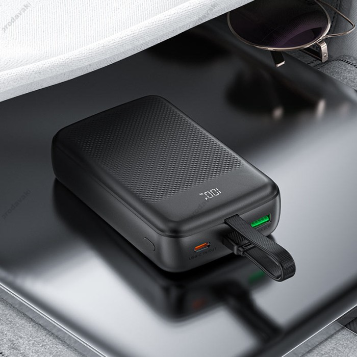 Повербанк портативний акумулятор Power bank ACEFAST M14 PD fast charging 22.5W 20000 mAh Black