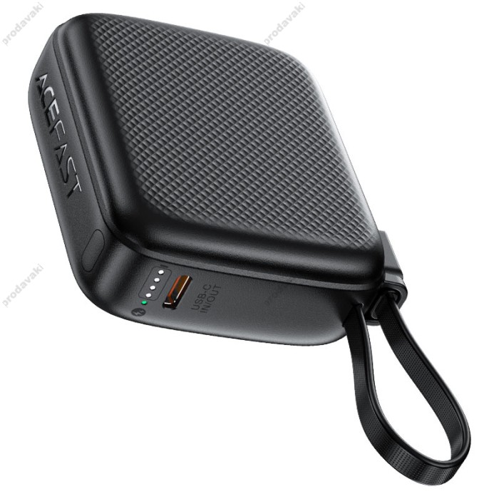 Повербанк портативний акумулятор Power bank ACEFAST M15 PD fast charging 20W 10000 mAh Black